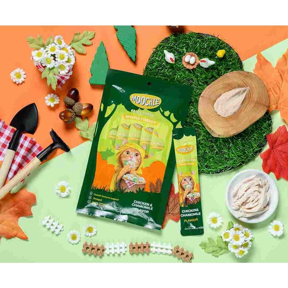 [PETFOOD] MOOCHIE FAIRY PUREE CAT CREAMY TREATS 15G