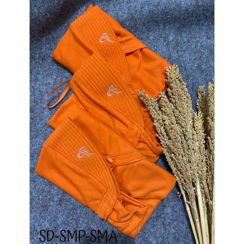 Mudah Digunakan Jilbab Instan Sekolat Serut Pita Atas Rabbani Kw Hemy Super Orange Terpopuler