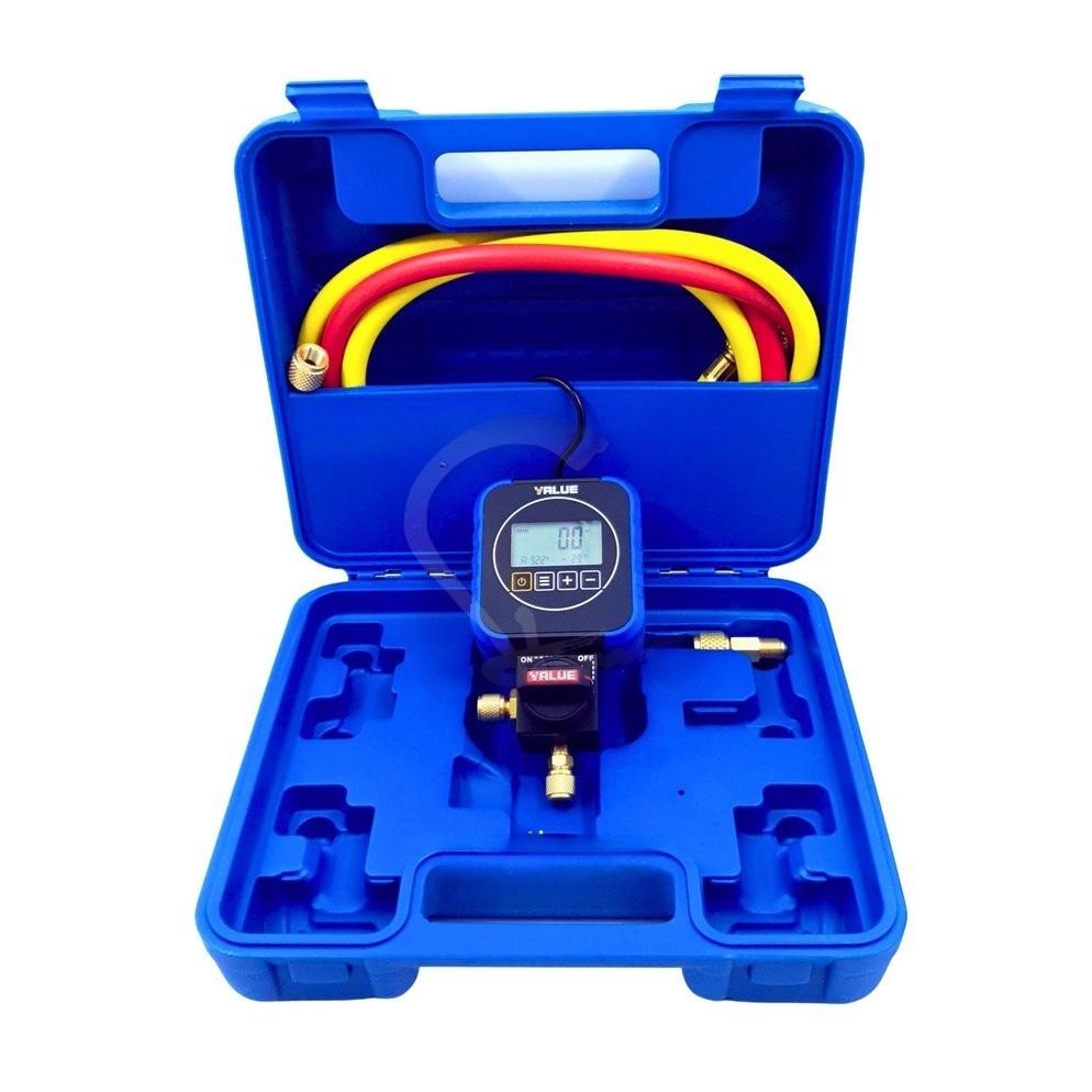 Manifold AC Value R32 R410a R22 Digital Single Gauge VRM1-0101i