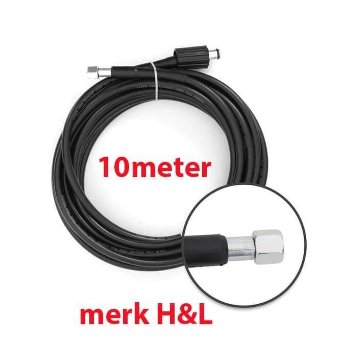 TERSEDIA selang mesin jet cleaner 10m H&L universal high pressure hose 10 meter