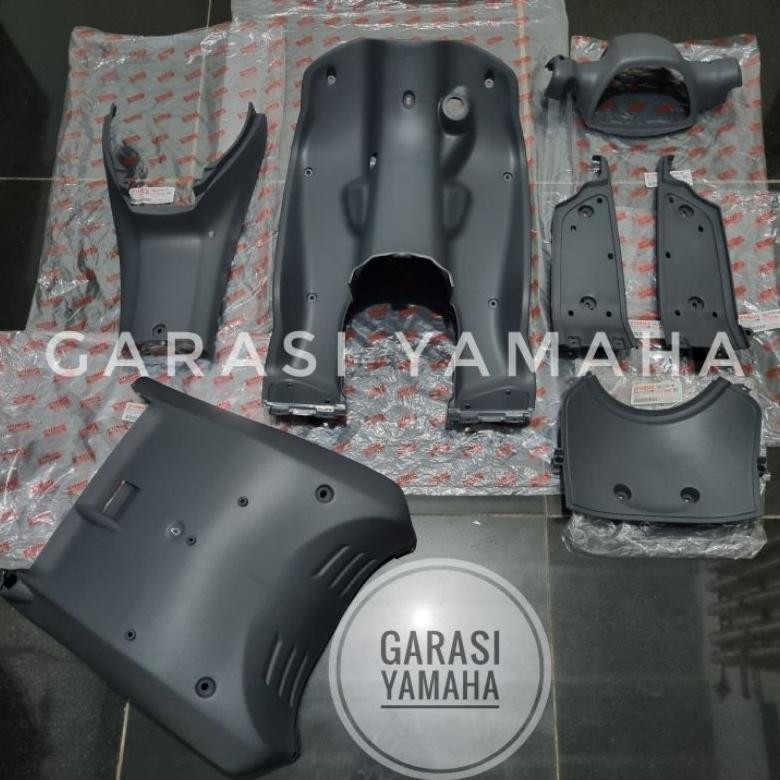 Body Kasar Nouvo Lele Original Yamaha Abu Abu Fullset Body Kulit Jeruk Nouvo Body Fullset Kasar Nouv