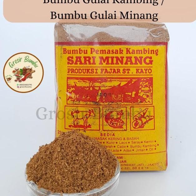 

Bumbu Gulai Kambing Bumbu Gulai Minang Gram