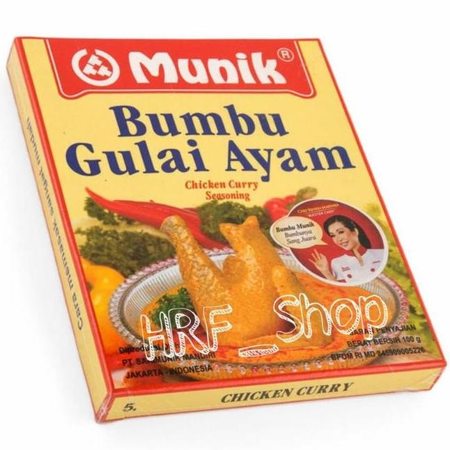 

Munik Bumbu Gulai Ayam 100 Gr Box Chien Curry Seasoning