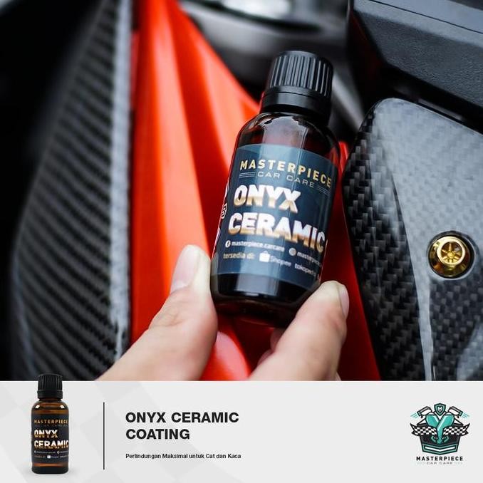 TERSEDIA Masterpiece Onyx Nano Ceramic Coating Mobil Mudah Pakai Tahan 1 Tahun