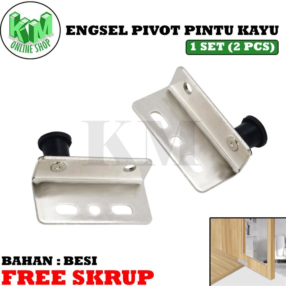 Engsel Pivot Hinge tu Lemari Kayu Pivot Mini Kecil 1 Set