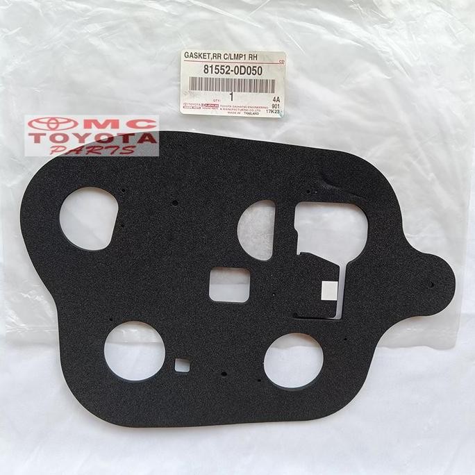 Karet Lampu Belakang Busa Lampu Stop Lamp Stoplamp Toyota Vios Limo Gen 1 Original 81552-0D050 Produ