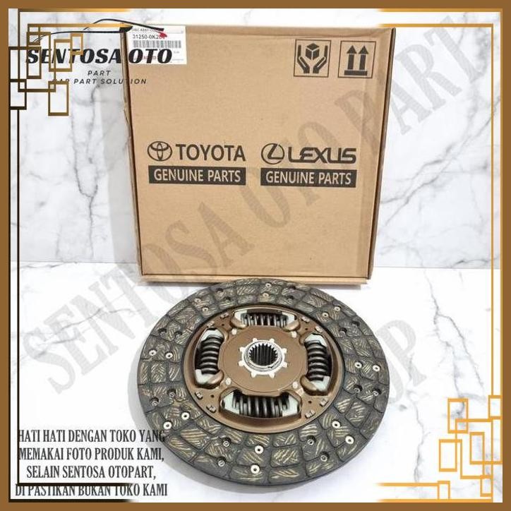 [STS] KAMPAS KOPLING CLUCTH DISC FORTUNER HILUX DIESEL 2.5 2500CC P/N 31250-0K204