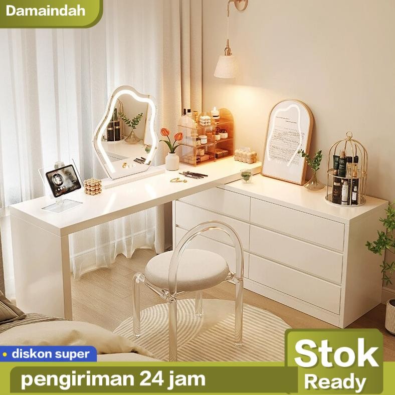 Meja rias meja rias minimalis lampu meja rias meja kosmetik meja rias kecil/ meja rias berlampu / me