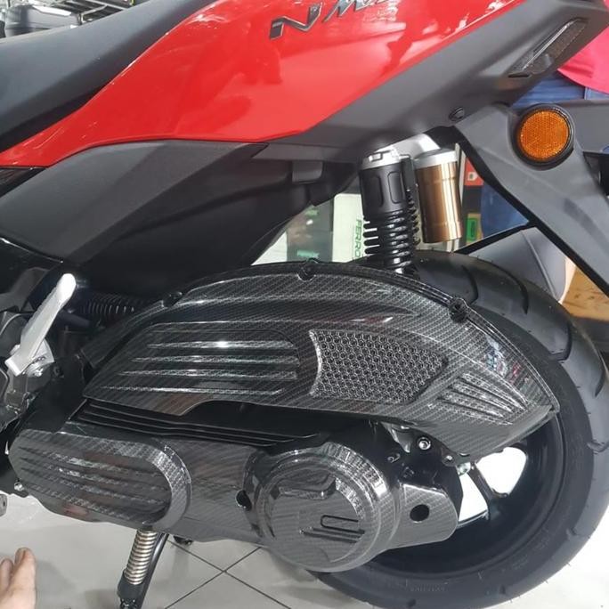 Paket Tutup Filter + Tutup CVT Nmax Neo S / All New Nmax / All New Aerox MHR Karbon Cover Filter Haw