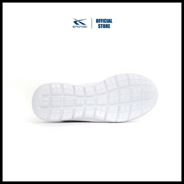 Spotec Sneakers Brian Sepatu Sneakers Pria Wanita - Putih Putih Original Best Seller