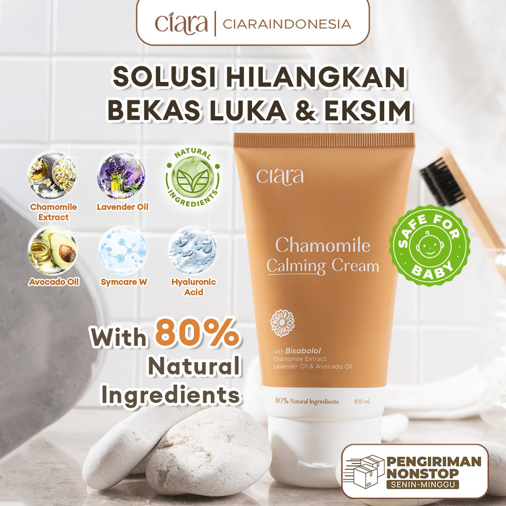 Ciara Chamomile Calming Cream Penghilang Bekas Luka Salep Bekas Luka Krim Penghilang Bekas Luka Sale