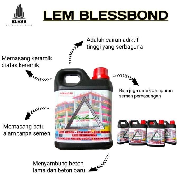 Lem Beton BLESSBOND - Sambung Beton Lama dan Baru / Lem Batu