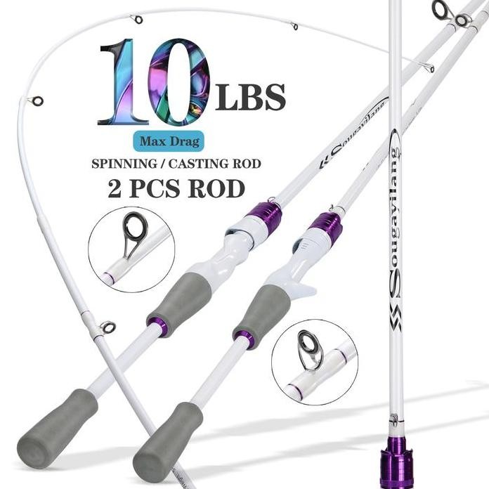 

Terlaris Sougayilang [Cod] Rod Pancing 180Cm Joran Pancing Spinning & Casting Gagang Kayu Tahan Air Mini Telescopic Portable Fishing Pole Untuk Alat Pancing Air Tawar Air Asin, Jakarta Spot