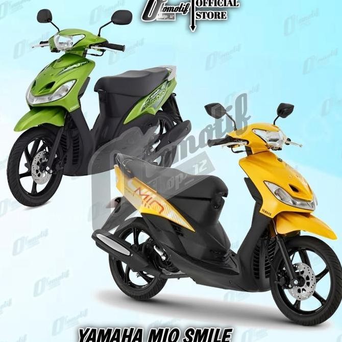 Cover Body Halus KUNING Yamaha Mio Smile Bodi Alus Mio New Striping ZR Thailand Kuning 2008 2009 201
