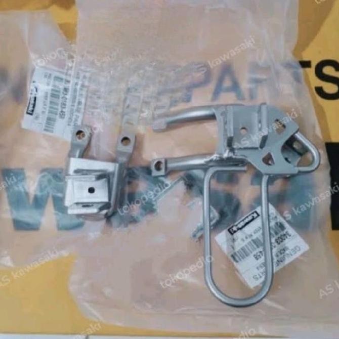 bracket braket dudukan pangkon stay footstep foot step belakang kawasaki klx 230 se sm original Kual