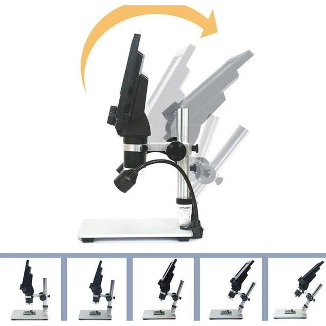 

Mikroskop Digital Alat Pembesar Monitor 7'' 12MP 1200X Stand dan LED Kualitas Original