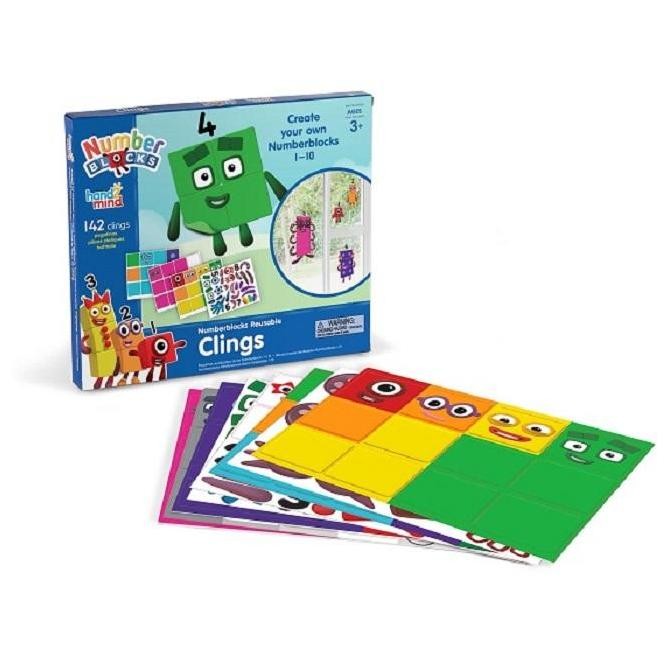 Hand2Mind Numberblocks 1-10 Clings Kualitas Original