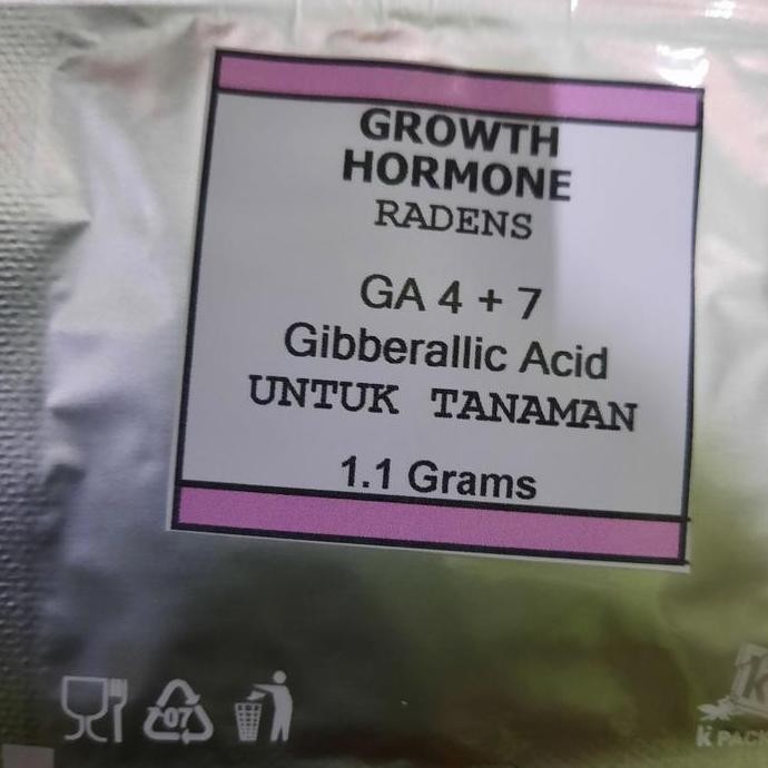 NEW GA 4 + 7 Gibberallic Acid Gibberallin Hormon ZPT Pupuk Tanaman