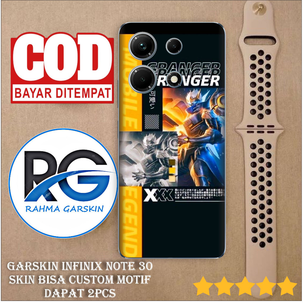 

Terlaris Presisi Infinix Note 30 Casing/Stiker Panel Vynil Bisa Custom Dan COD