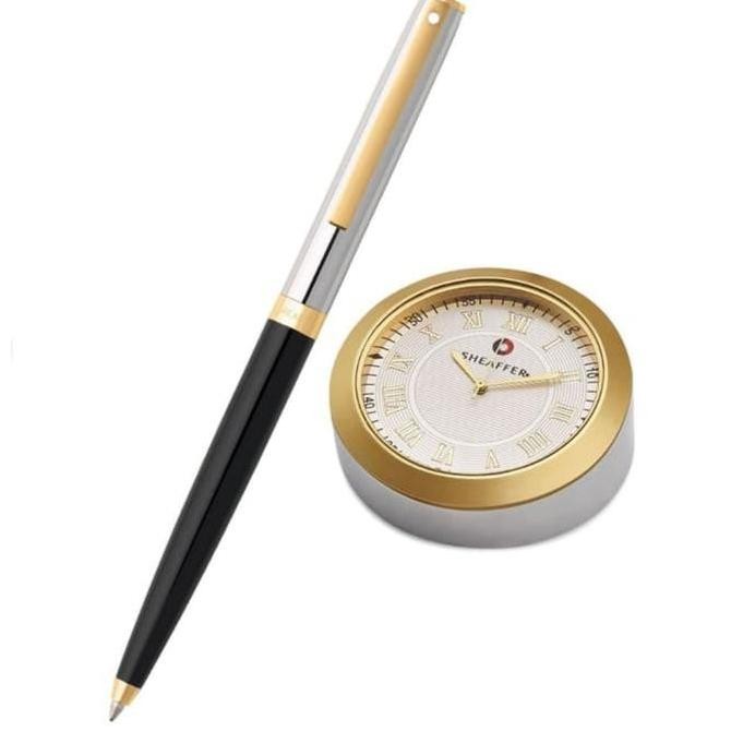 

Sheaffer Sagaris Black Barrel and Chrome Cap Ballpoint Pen Kualitas Original
