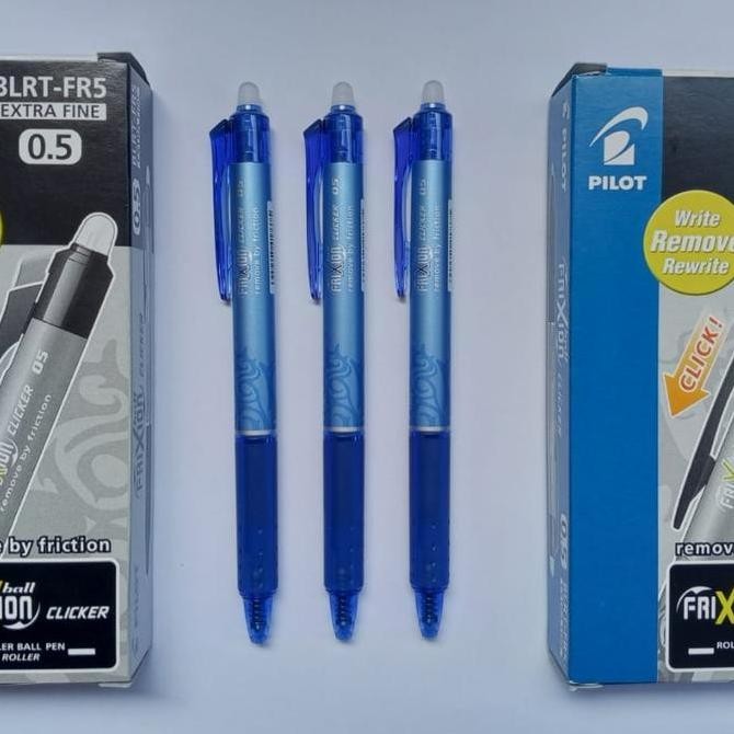 

PILOT FRIXION KLICKER BLRT-RFR5 PULPEN FRIXION 0.5MM (1DZ) Kualitas Original