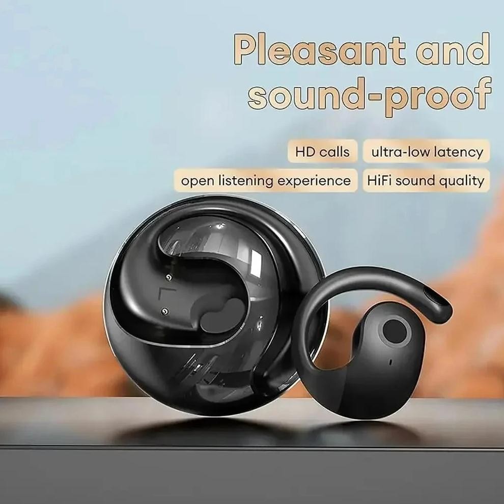 

OWS Wireless Headphones Comfortable Ear Hook Touch Control Earbuds with Mic Wireless Bluetooth Headset for Phone Earphones Game