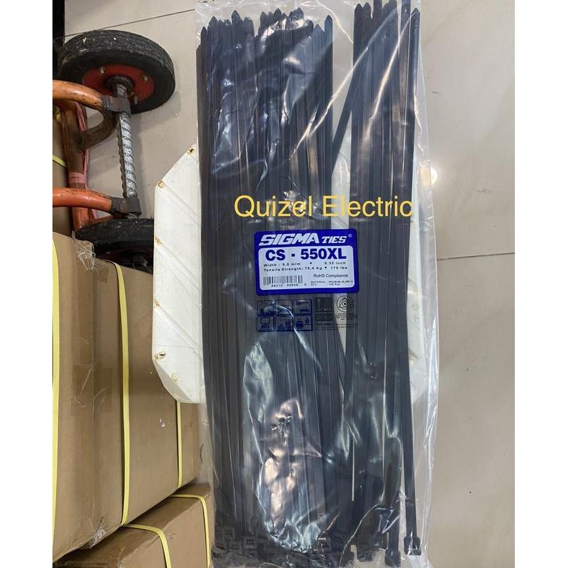 

Kabel Ties 55cm 9mm CS-550XL Hitam SIGMA Kualitas Original