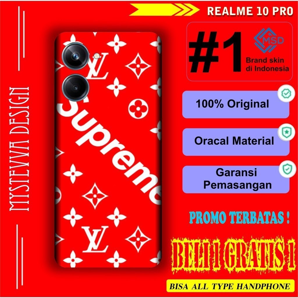 

Terlaris Presisi Realme 10 Pro Casing/Stiker Panel Vynil Bisa Custom Dan COD