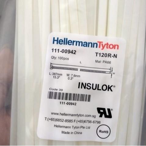 

Kabel Ties T120R Hellermann Tyton Insulok 387mm x 7.6mm Kualitas Original