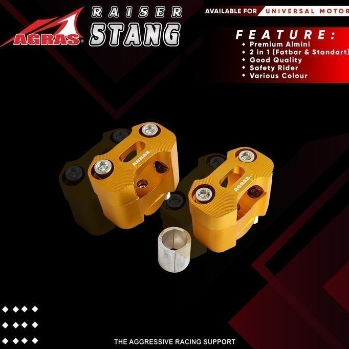 Promo Raiser Stang Jalu Motor Fatbar Standar VIXION CB 150 R FINO Universal COD