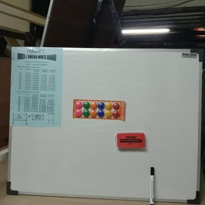 

whiteboard magnet 60 x 80 cm Kualitas Original