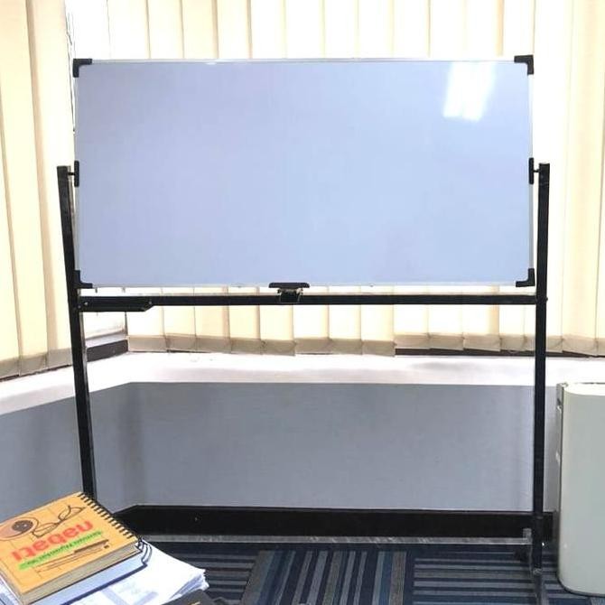 

whiteboard stand double face 60 x 120 cm Kualitas Original
