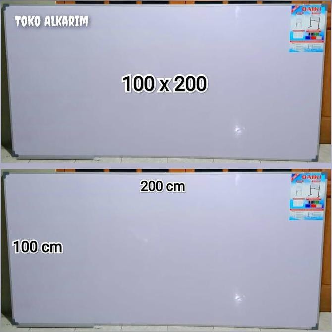 

papan tulis 100 x 200 cm Whiteboard 100 x 200 cm Kualitas Original
