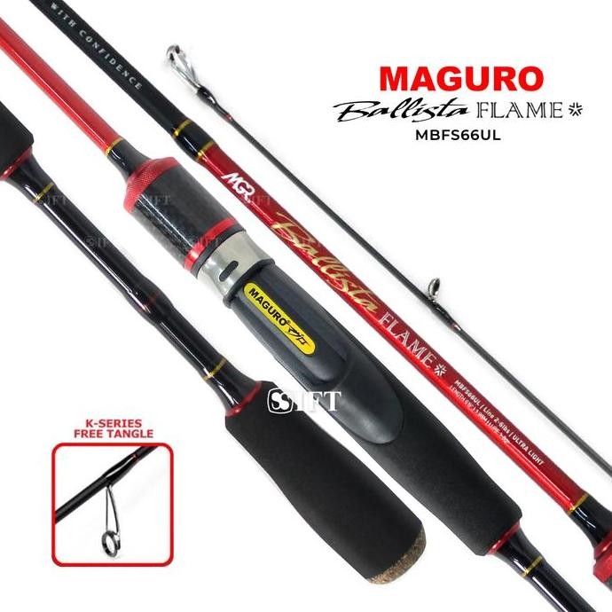 

Terlaris Joran Ul Maguro Ballista Flame / Ice 198/213 | 2-6 Lbs | Ultra Light