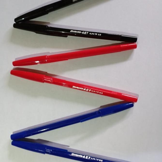 

Promo Pulpen Standar AE7 Hitam /gross Kualitas Original