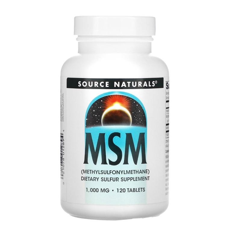 Source Naturals Msm 1000 Mg  120 Tablets