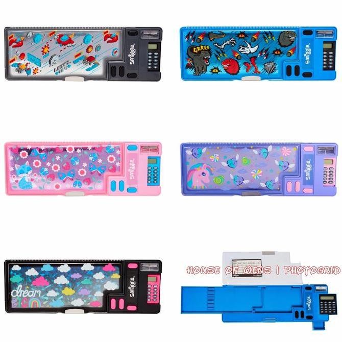 

SMIGGLE PEPPY LITE POP OUT PENCIL CASE ORIGINAL - TEMPAT PENSIL Kualitas Original