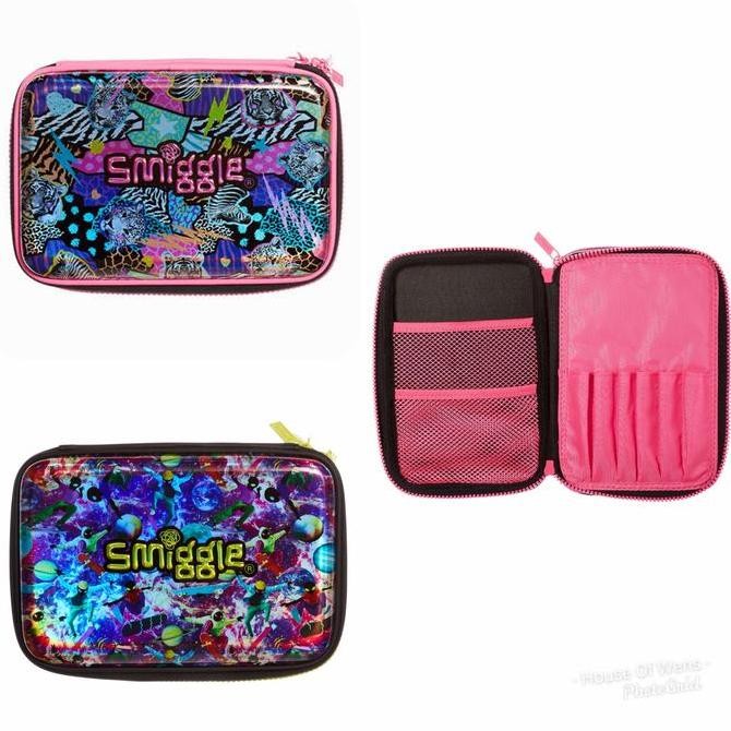 

SMIGGLE GALAXY DOUBLE HARDTOP PENCIL CASE ORIGINAL Kualitas Original