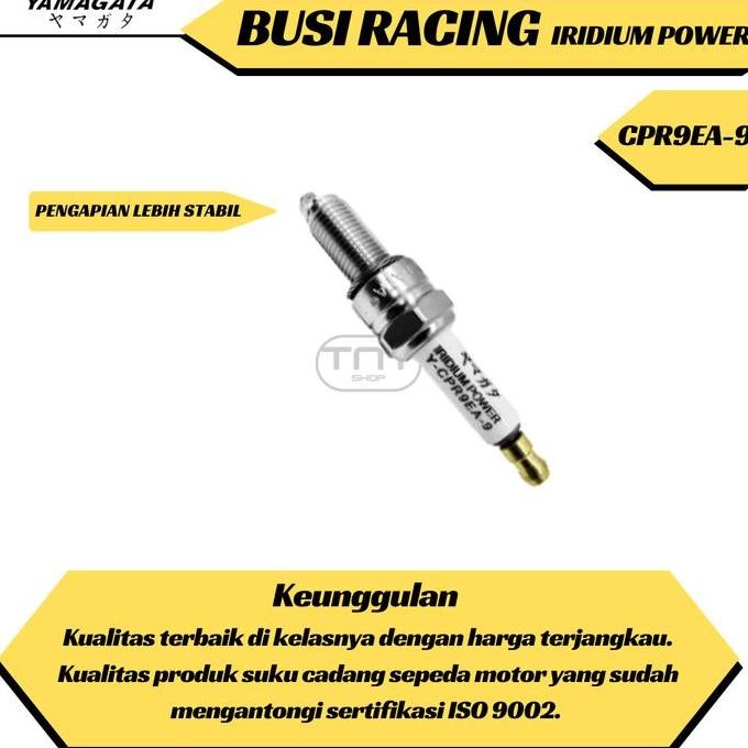 1 BOX 10 PCS Busi Racing CPR9EA-9 NMAX Aerox PCX ADV Vario 125 150 Soopy esp Jupiter MX Vixion Byson