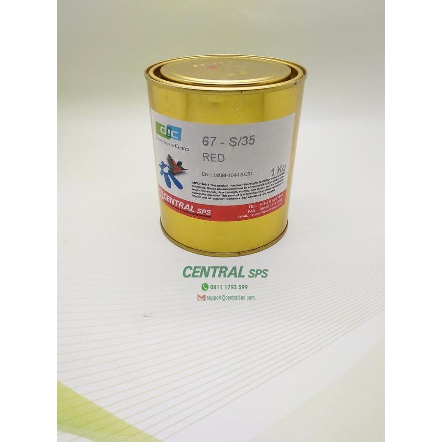 

tinta coates 67-S/red Kualitas Original