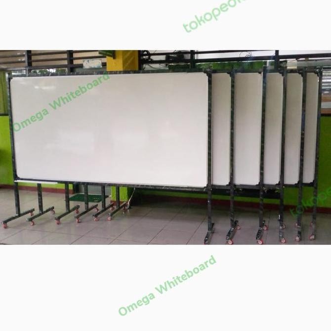 

whiteboard standing 100x 200 doubleface magnet Kualitas Original
