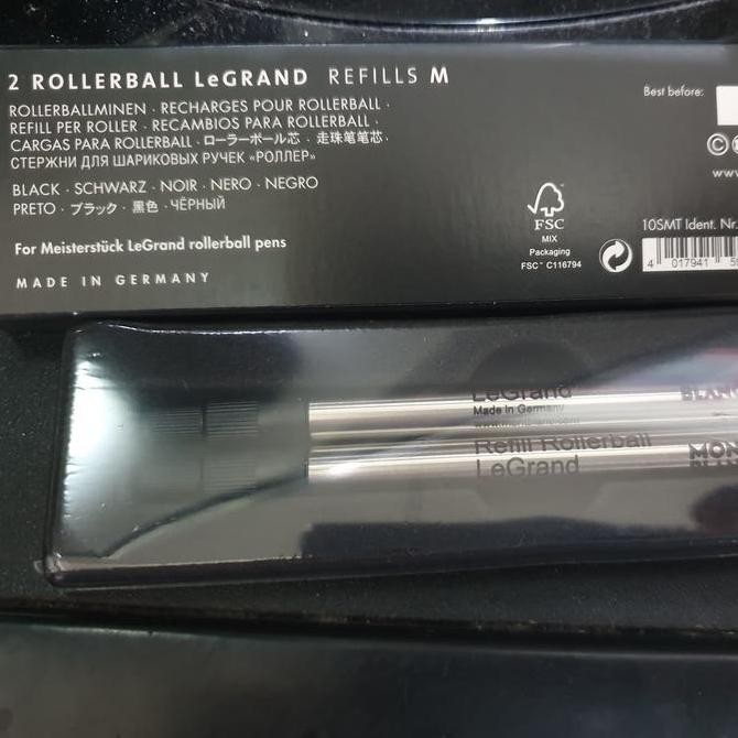 

Refill MontB Le Grand Jumbo Rollerball Hitam Mystery Black Uk M Kualitas Original