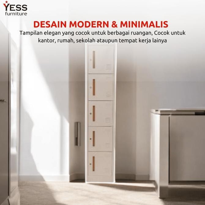 

Loker Locker Lemari Filling Cabinet Besi Kantor Atria Sterling 5 Pintu Kualitas Original