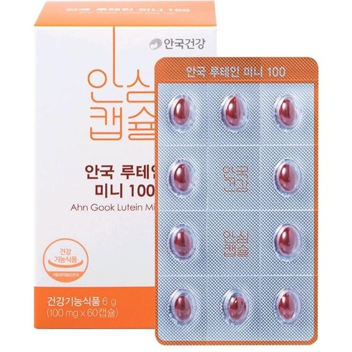 Lutein Mata Ahn Gook Lutein Mini 100 Lutein Korea Kesehatan Mata