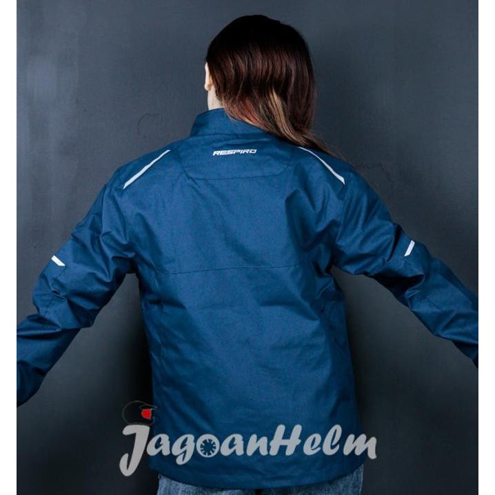RESPIRO JAKET AIR VENTECH | NAVY | RESPIRO MOTOR JACKET Kualitas Original