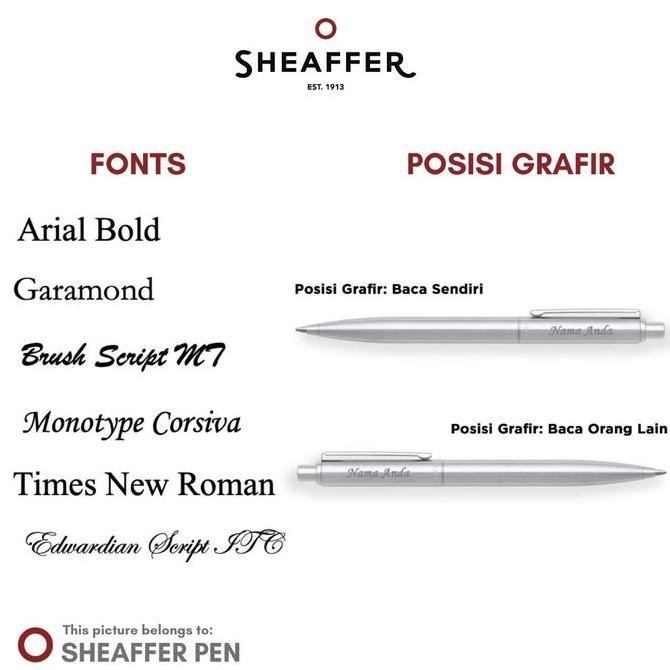 

Sheaffer Sentinel 321- Black Barrel - Ballpoint Kualitas Original