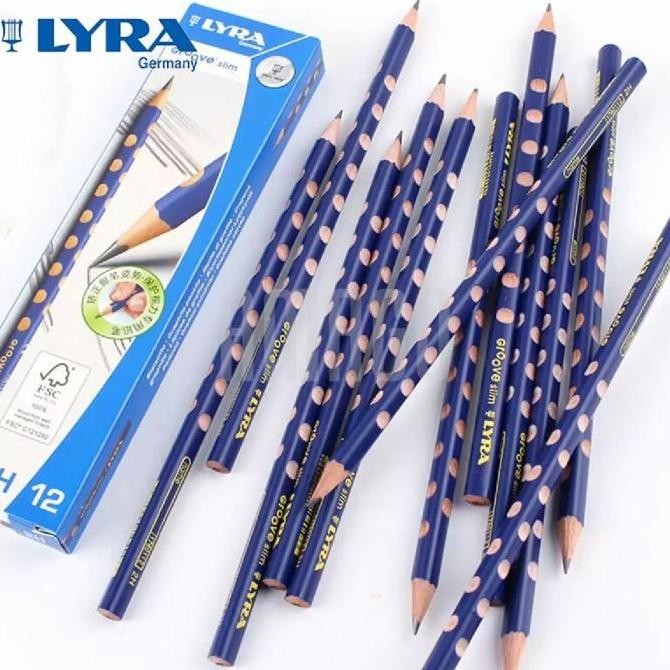 

PENSIL - LYRA GROOVE PENCIL SLIM (HB) - BLACK - 48 PCS - 1763480 Kualitas Original