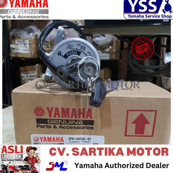 KUNCI KONTAK SET MIO M3 125 Z / MAIN SWITCH COMP (2PH1) / 2PH-H252E-01 Kualitas Original