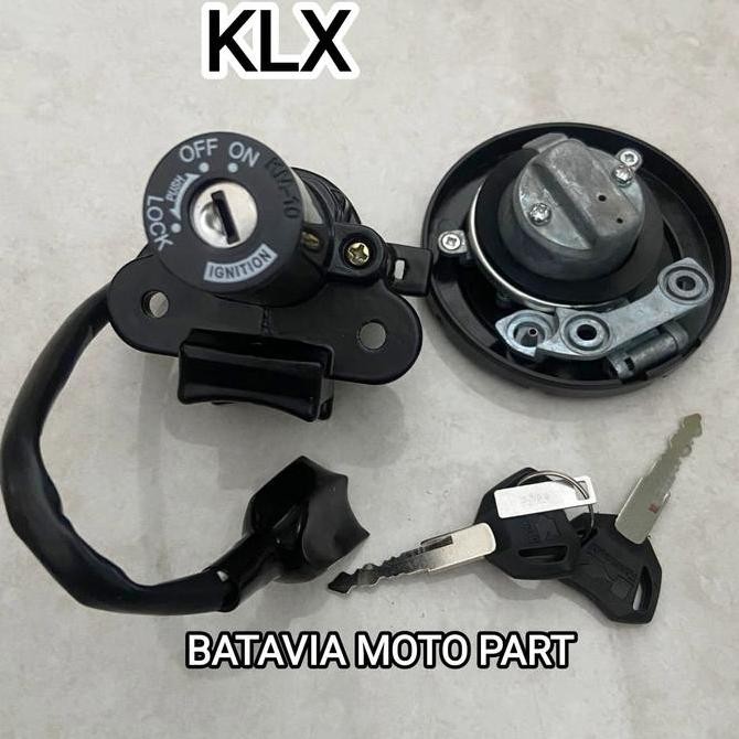 KUNCI KONTAK ASSY SET TUTUP TANGKI KAWASAKI KLX BF 150 KUNCI MOTOR ASSY KLX 150 DTRACKER 150 KLX S K
