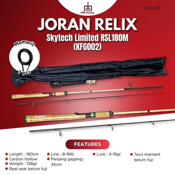 

Terlaris Joran Relix Skytech Limited Rsl180M